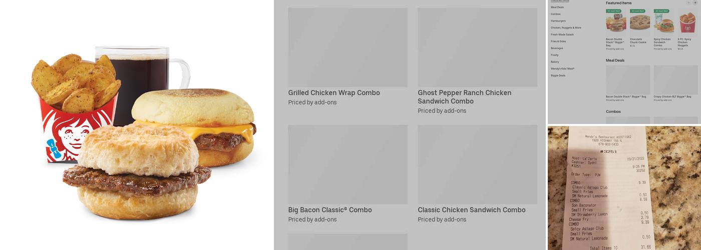 Wendy's Menu