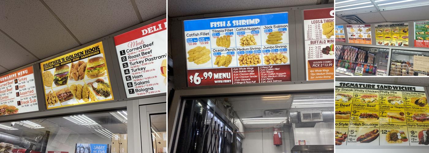 Brothers Submarine Menu