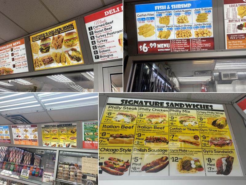 Brothers Submarine Menu