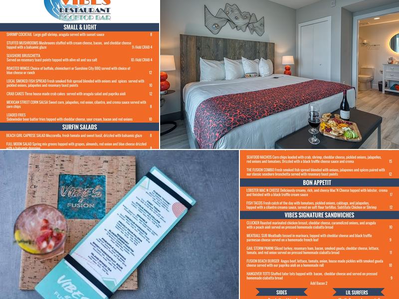 FUSION Resort Menu