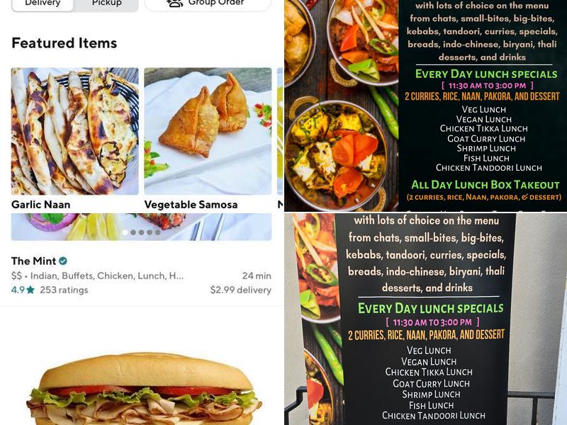 The Mint Menu