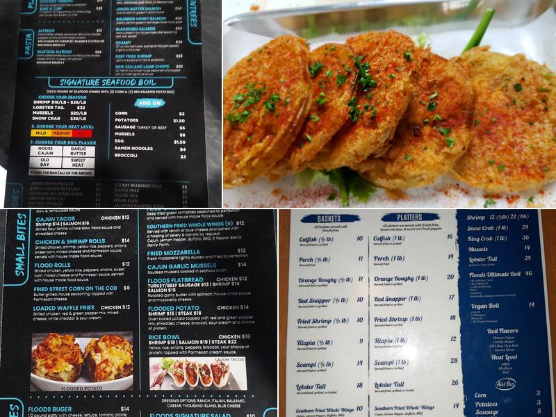 Floods Urban Seafood Menu