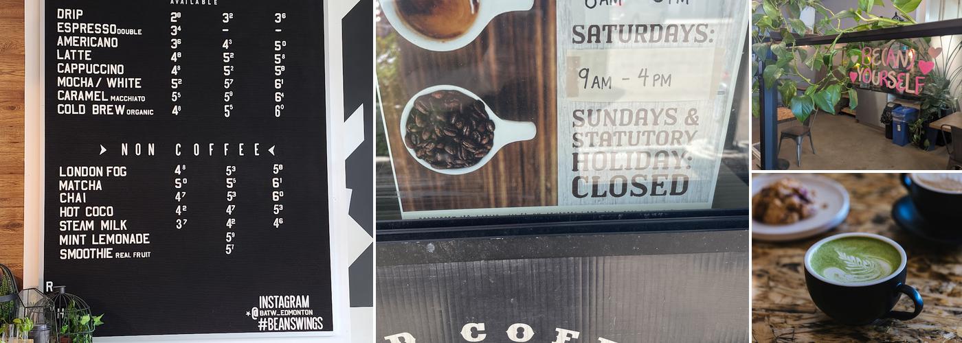 Bean Around The World Coffees Menu