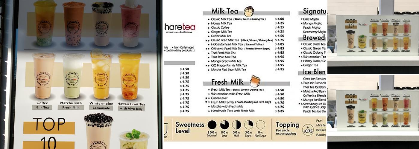 Sharetea Menu