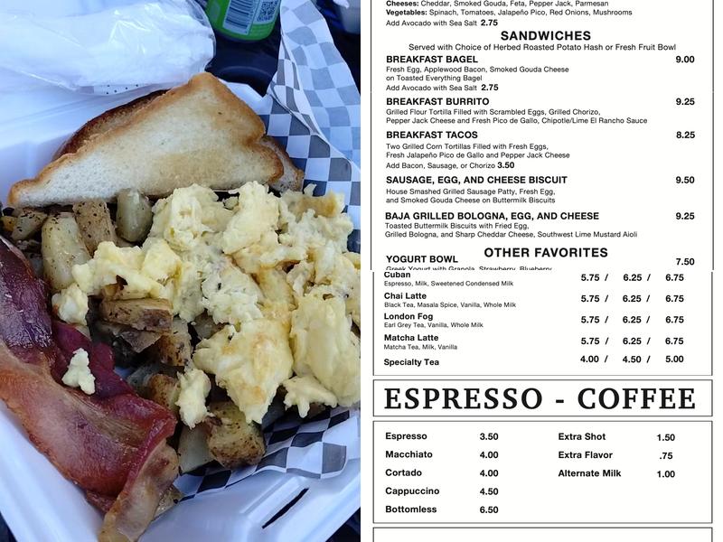 Mugs Cafe | Heights Menu