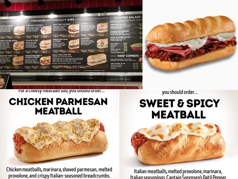 Firehouse Subs Menu