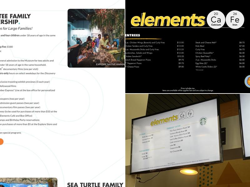 Elements Café Menu