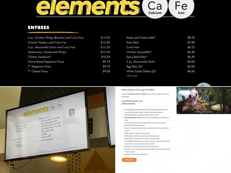 Elements Café Menu