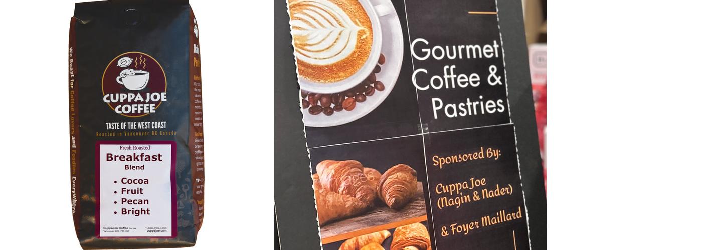 CuppaJoe Coffee Roasters Menu