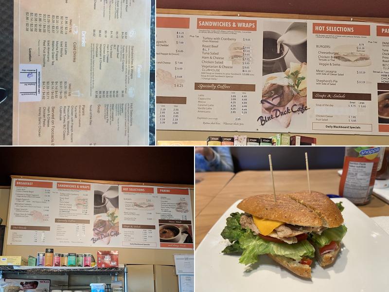 Blue Duck Café Menu