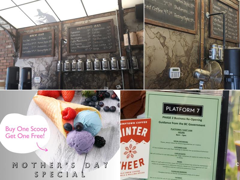 Platform 7 Coffee Menu