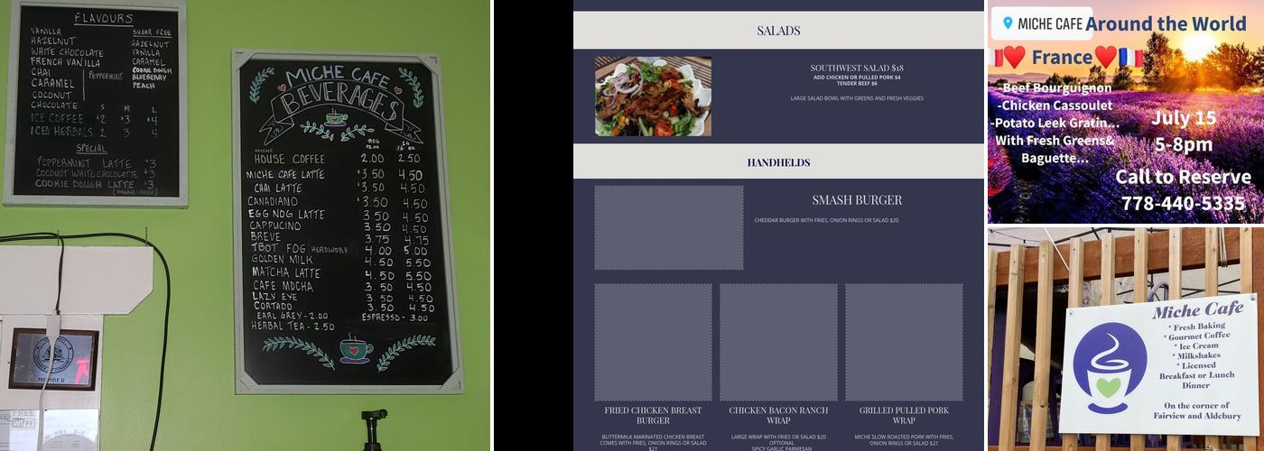 Miche Cafe & Bar Menu