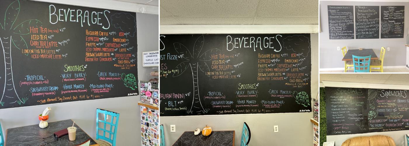 Turtle Coffee Bar Menu