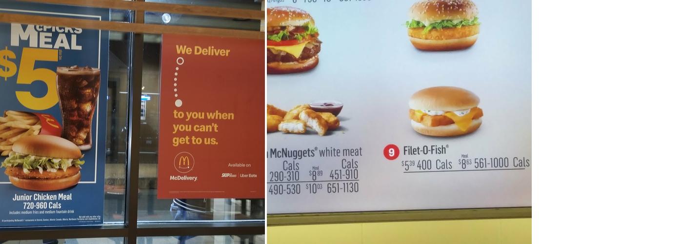 McDonald’s Menu