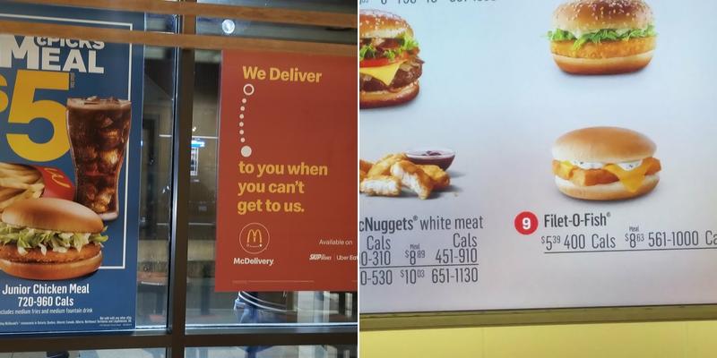 McDonald’s Menu