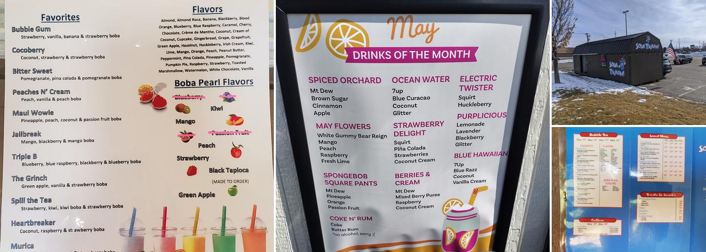 Soda Tsunami - Idaho Falls Menu