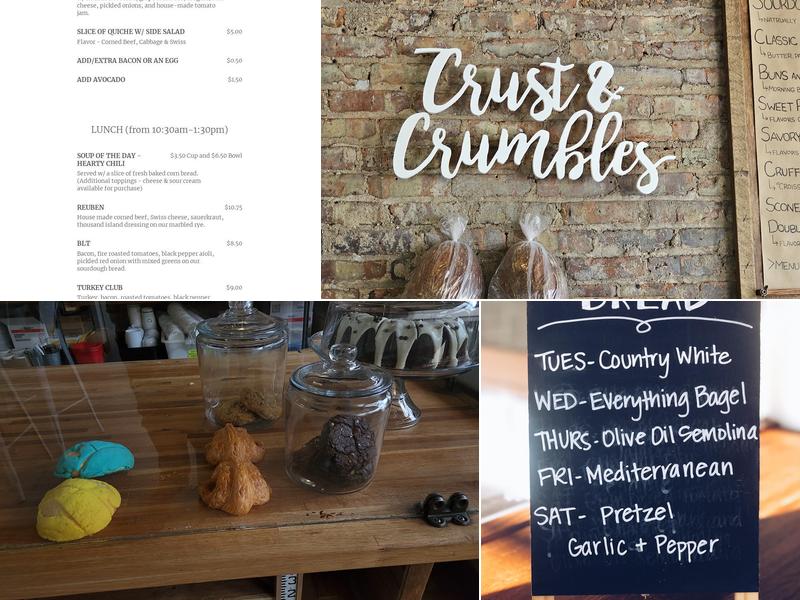 Crust & Crumbles Menu