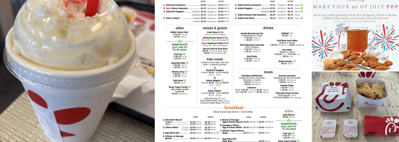 Chick-fil-A Menu