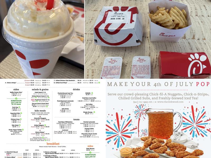 Chick-fil-A Menu