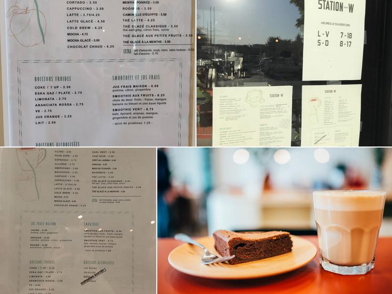 Station W café - Angus Menu