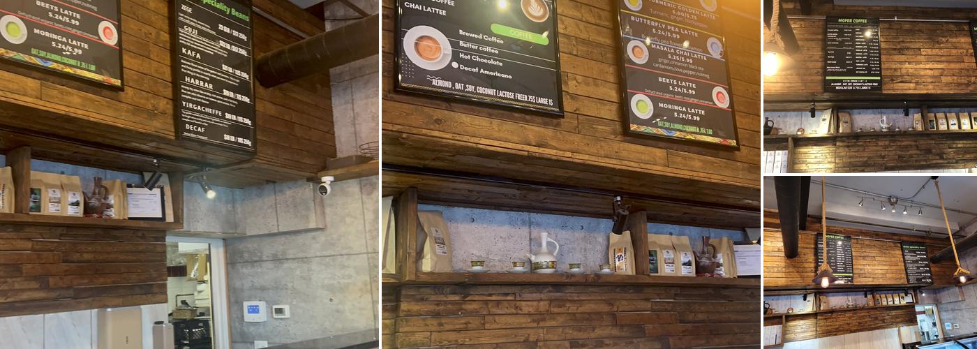 Mofer coffee Danforth Menu