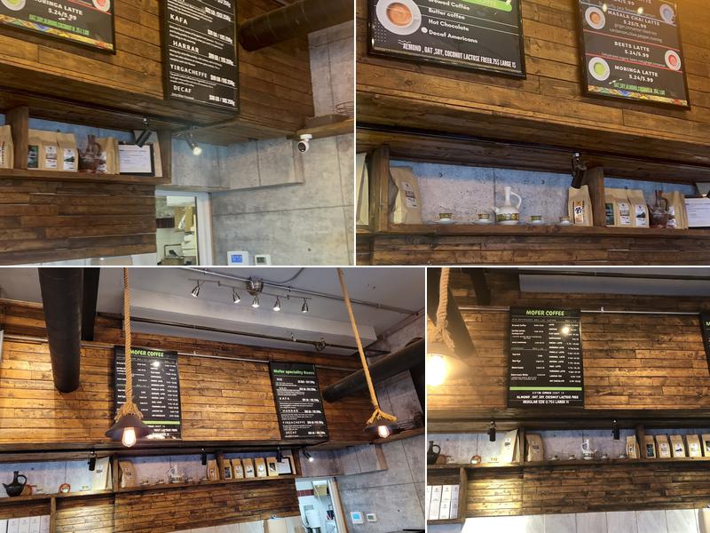 Mofer coffee Danforth Menu