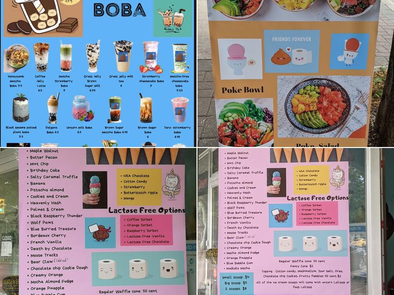 Poop Café Oakville Menu