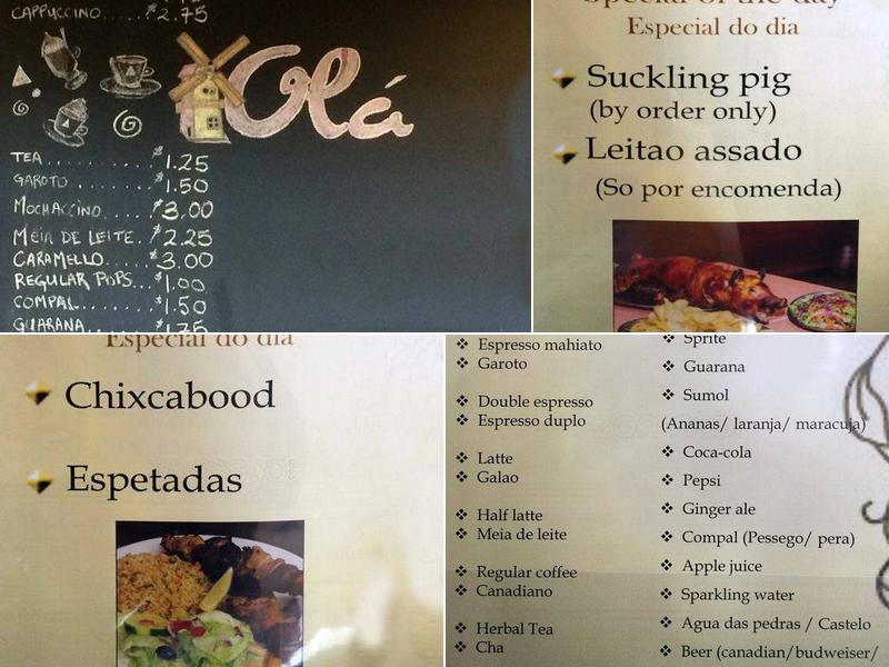 OLA BAKERY OAKVILLE Menu