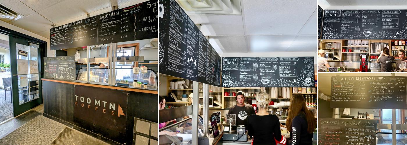 Tod Mountain Cafe Menu