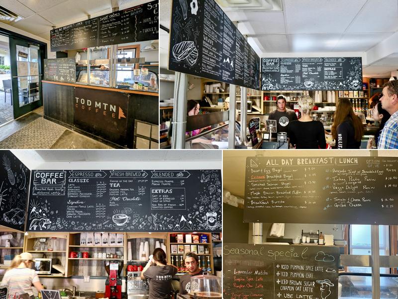 Tod Mountain Cafe Menu