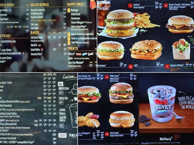 McDonald's Menu