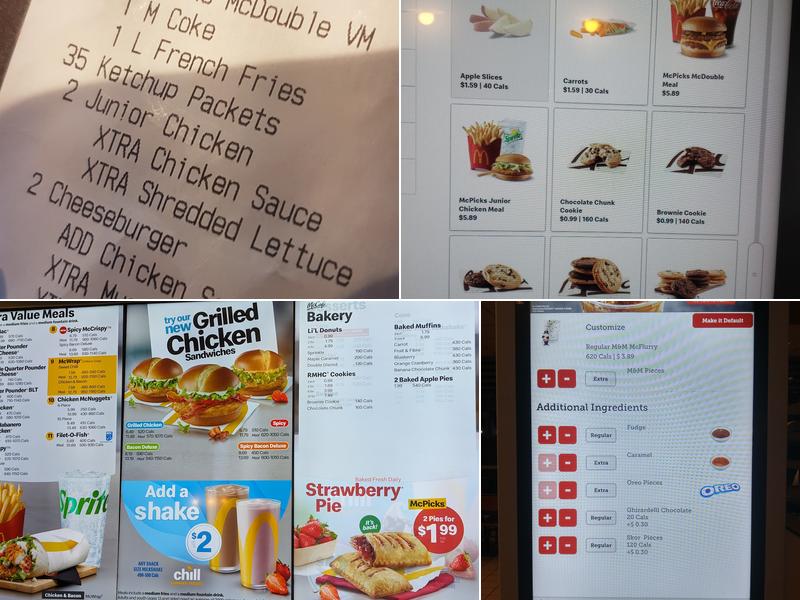 McDonald's Menu