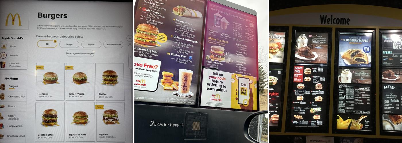McDonald’s Menu