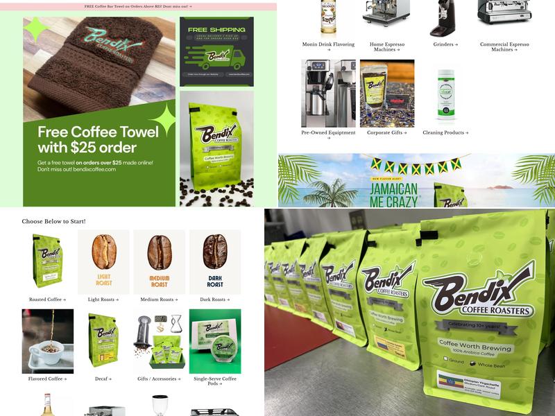 Bendix Coffee Roasters Menu