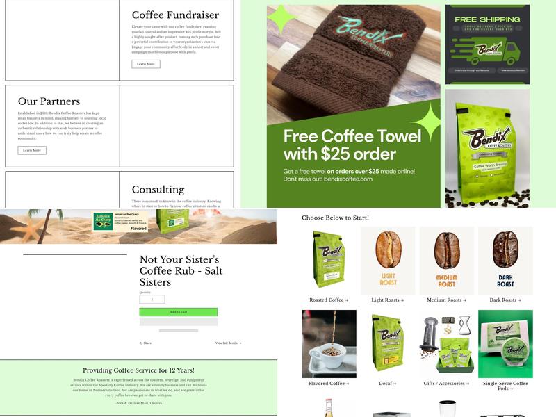 Bendix Coffee Roasters Menu