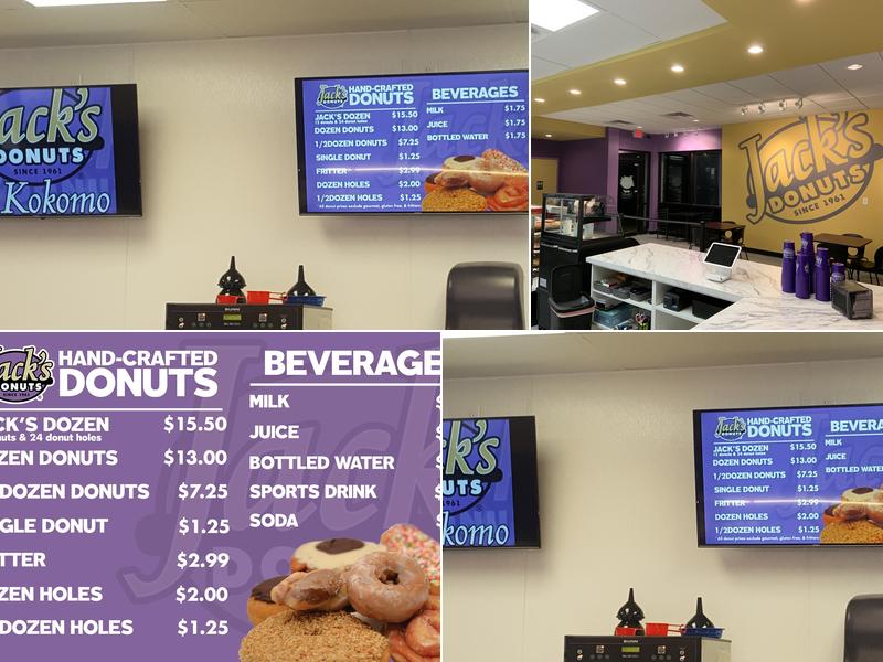 Jack's Donuts of Kokomo Menu