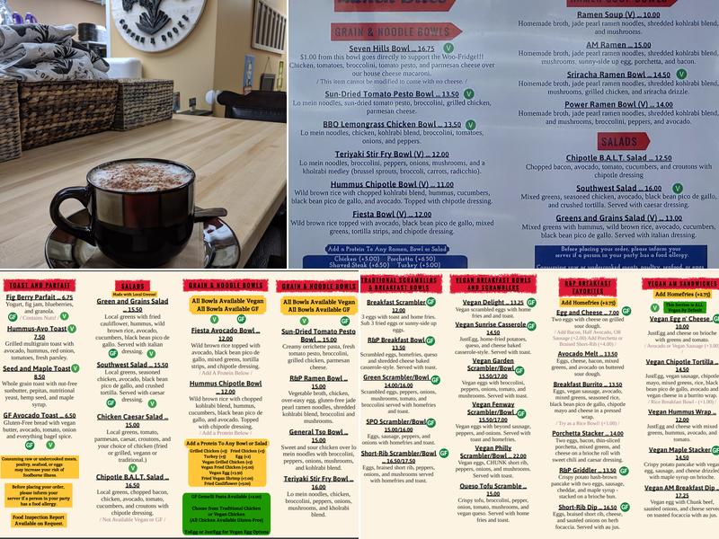 Root and Press, LLC Menu