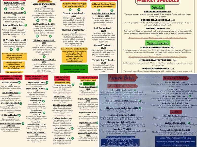Root and Press, LLC Menu