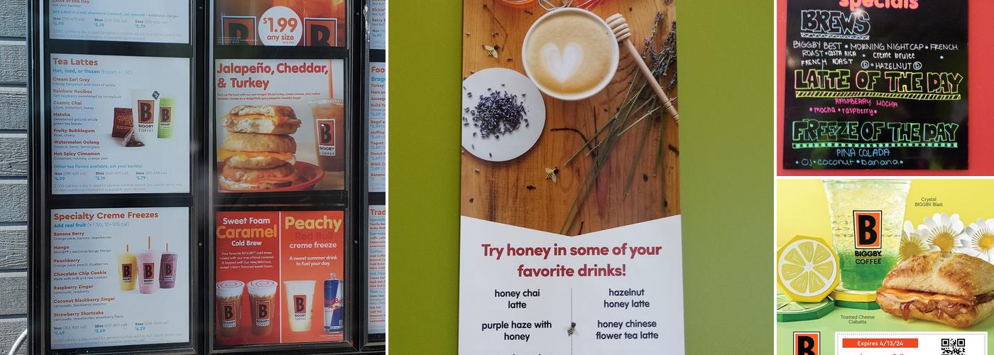 BIGGBY COFFEE Menu