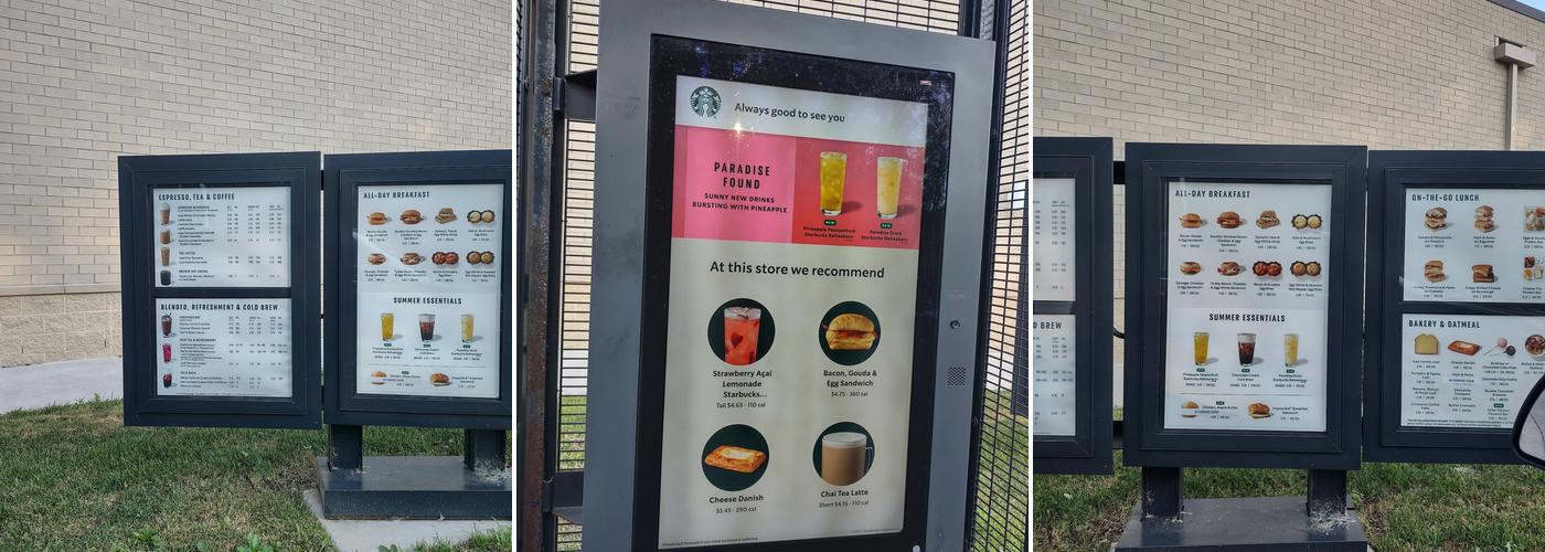 Starbucks Menu