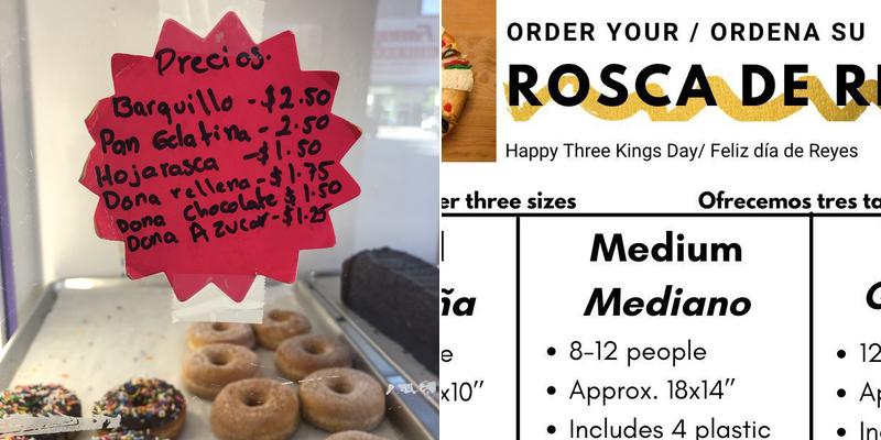 Don Paco Lopez Panadería Menu