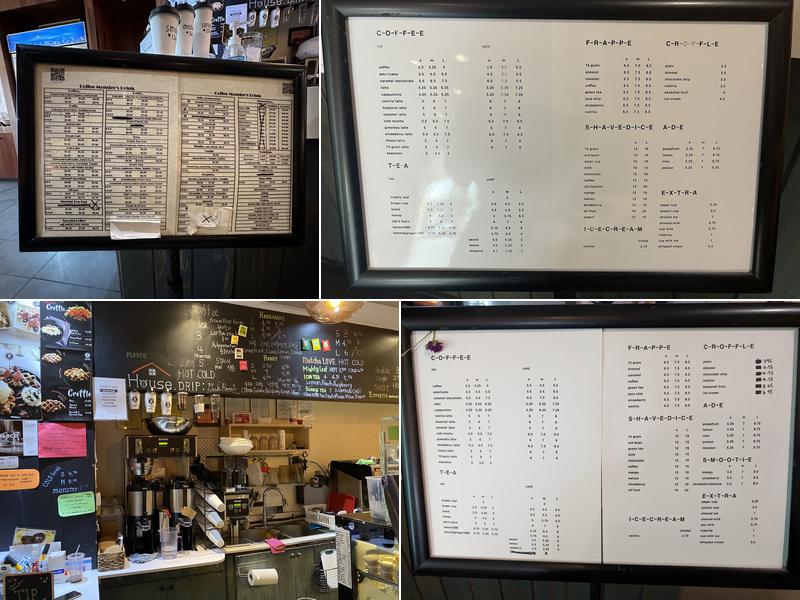 Coffee Monster Menu
