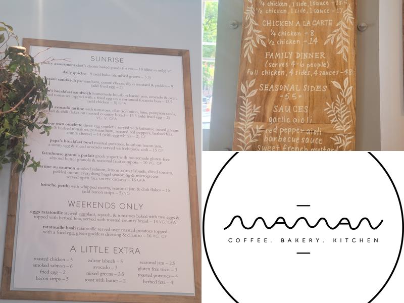 maman Menu