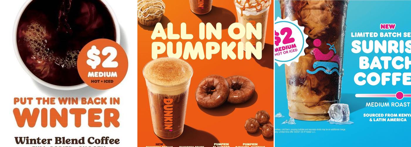 Dunkin' Menu