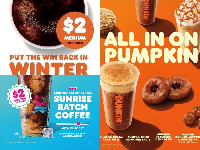 Dunkin' Menu