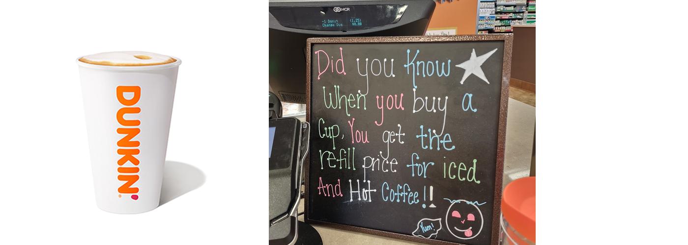 Dunkin' Menu