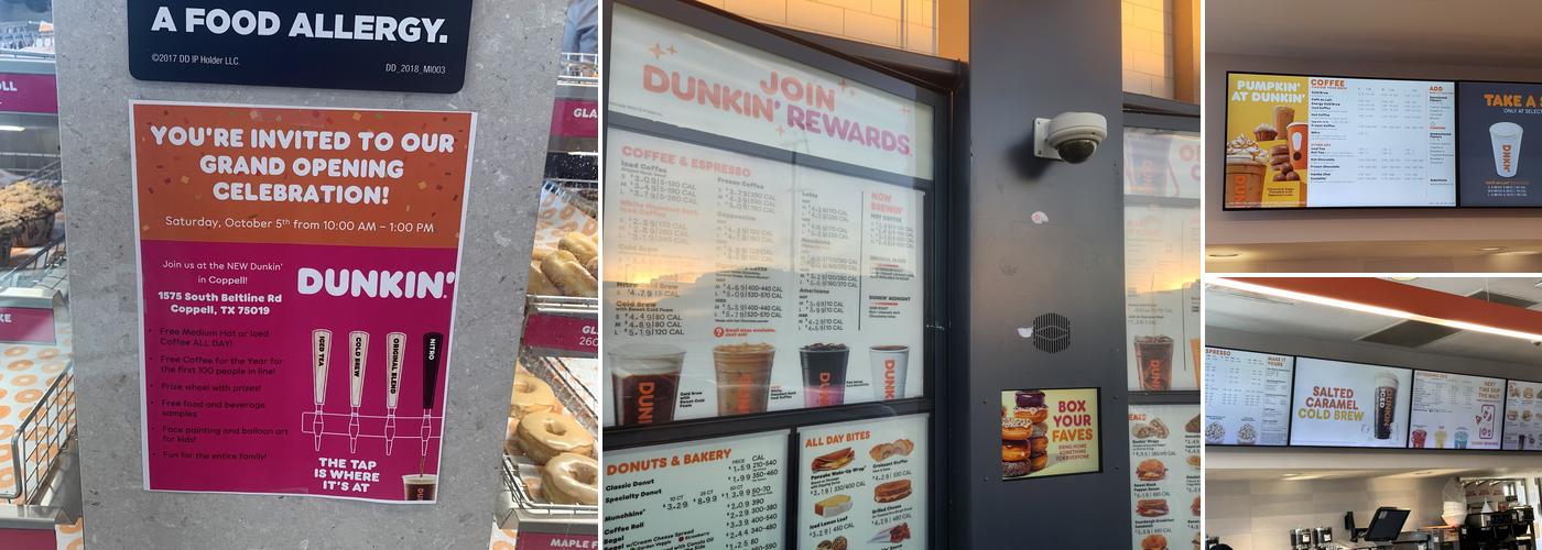 Dunkin' Menu