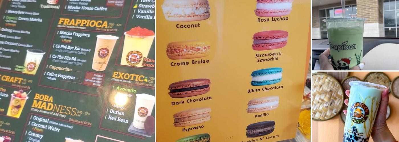 Teapioca Lounge Menu