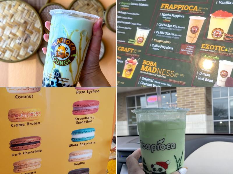 Teapioca Lounge Menu