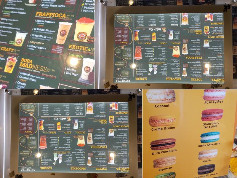 Teapioca Lounge Menu